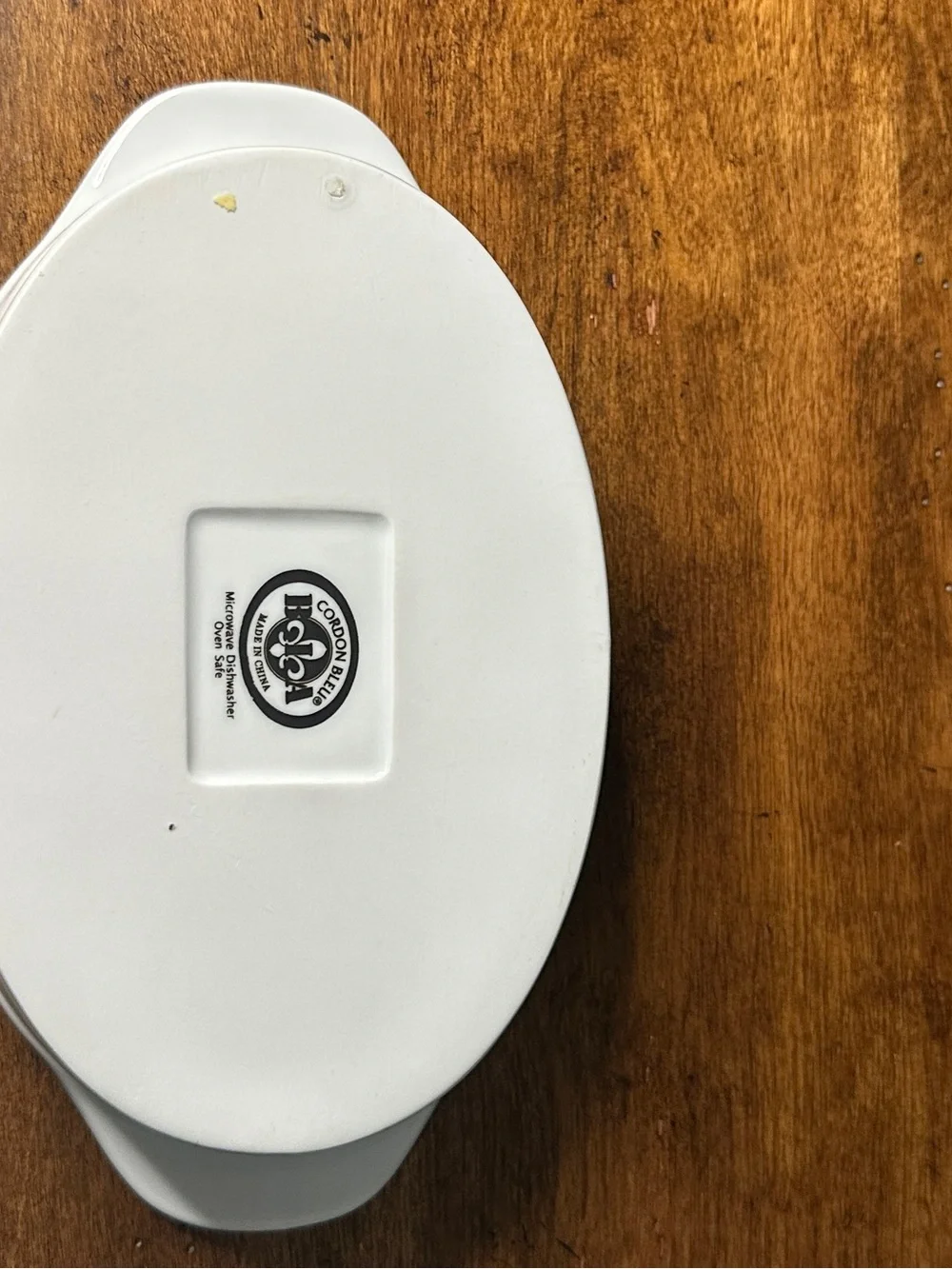 Oval Ceramic Baking Dish in White